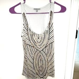 BUNDLE ONLY   Gold sequin tank Small